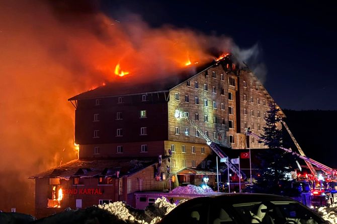 Turska požar hotel ski centar Kartalkaja