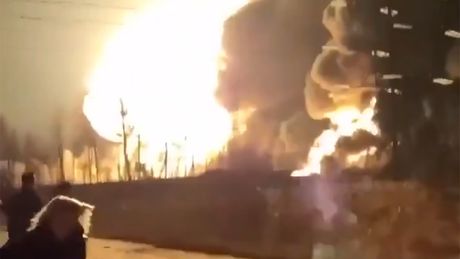 Rafinerija nafta Rusija eksplozija požar Ryazan Rjazanj