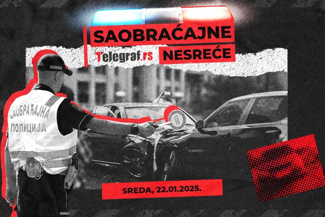 Saobraćajne nesreće za 22. januar