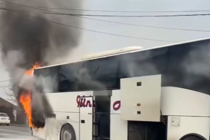 Autobus, požar Konarevo