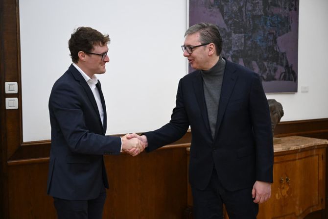 Aleksandar Vučić i Patrik Kosgrejv