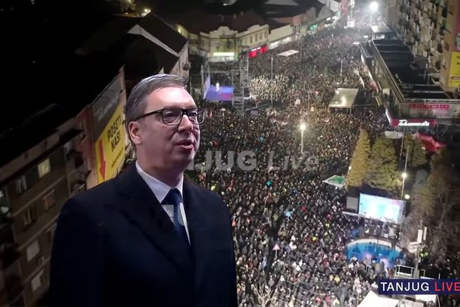 Jagodina skup Aleksandar Vučić