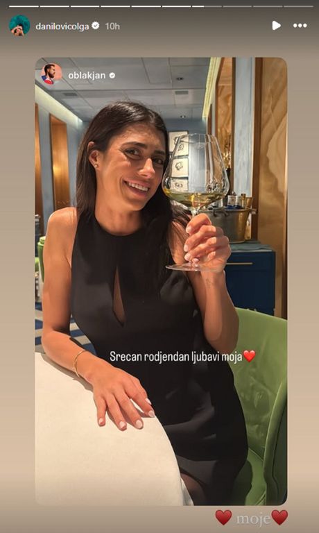 Olga Danilović i Jan Oblak Olga Danilović i Jan Oblak