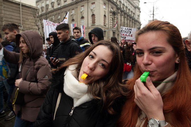 Protesti u Beogradu