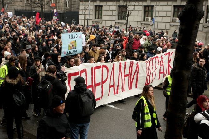 Protesti u Beogradu