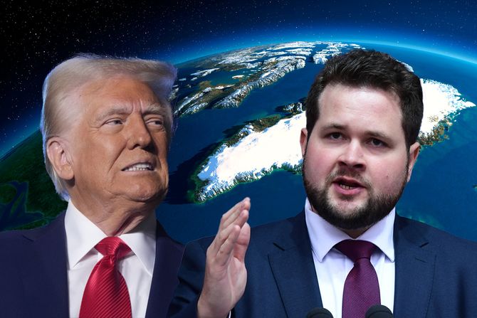 Anders Vistisen, Donald Tramp, Grenland Anders Vistisen, Donald Tramp, Grenland