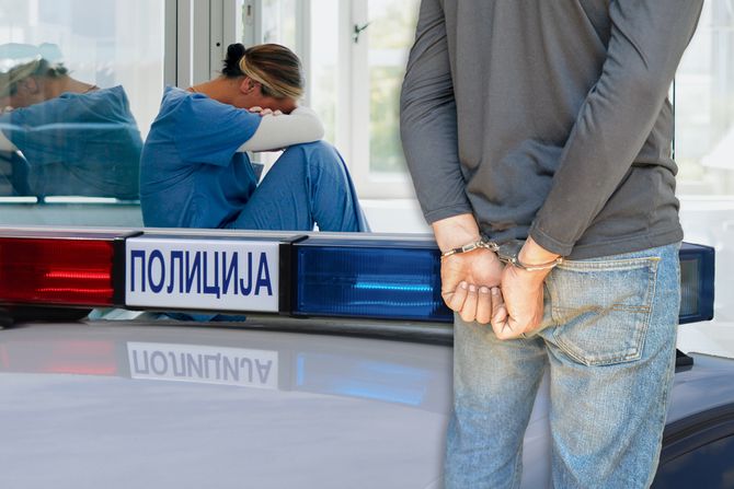 Doktorka, medicinska sestra, bolnica, muškarac, hapšenje, policija Doktorka, medicinska sestra, bolnica, muškarac, hapšenje, policija