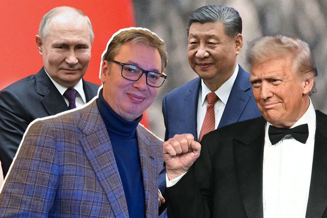 Aleksandar Vučić, Tramp, Putin i Si Đinping Aleksandar Vučić, Tramp, Putin i Si Đinping