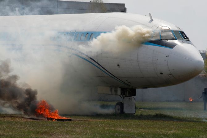 Požar u avionu