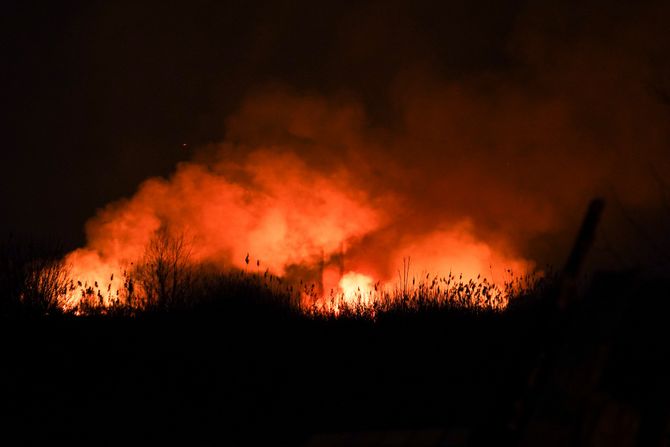 Krnjača požar rastinje