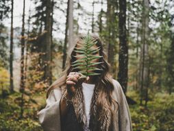 devojka, šuma, list, zodijak, astrologija