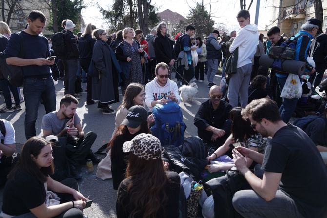 STudenti protest šetnja Beograd 30.januar