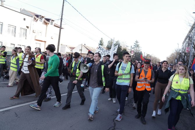 STudenti protest šetnja Beograd 30.januar