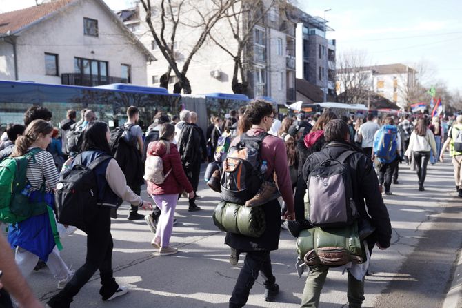 Sudenti protest šetnja Beograd 30.januar