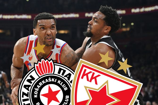 KK Partizan - KK Crvena zvezda. Evroliga