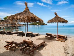 Ksamil, Albanija, plaža, leto, leto 2025, letovalište