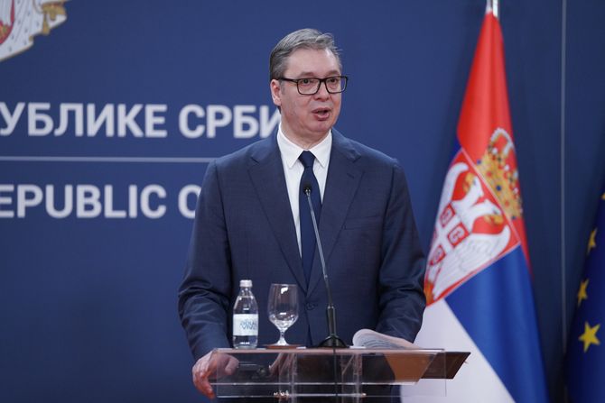 Poslovni forum Srbija Italija izjava, Aleksandar Vučić