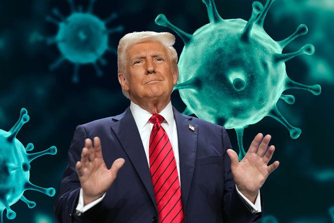 Donald Trump, korona virus