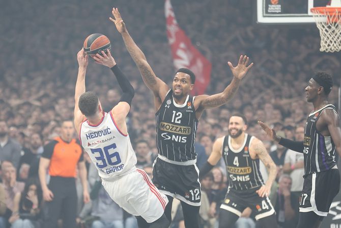 Sterling Braun, Nemanja Nedović, KK Crvena Zvezda, KK Partizan, Evroliga Sterling Braun, Nemanja Nedović, KK Crvena Zvezda, KK Partizan, Evroliga