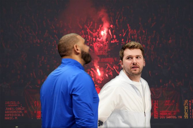 KK Partizan KK Crvena zvezda, Jared Dudley i Luka Dončić KK Partizan KK Crvena zvezda, Jared Dudley i Luka Dončić