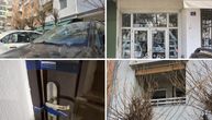 Oko zgrade srča, sin pre ubistva majke bacao stvari sa terase: Prve fotografije sa mesta zločina u Novom Sadu