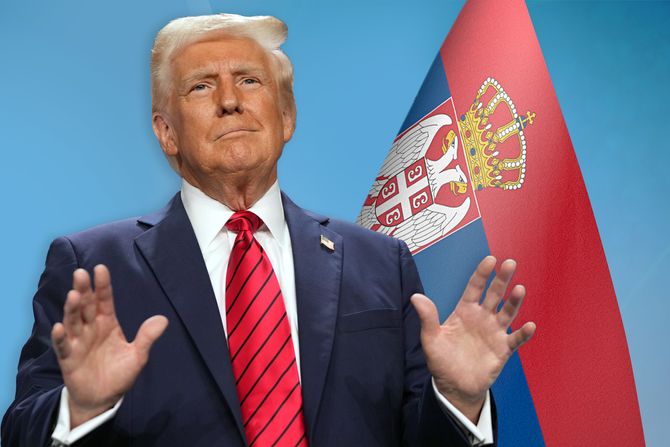 Donald Tramp, Srbija Donald Tramp, Srbija