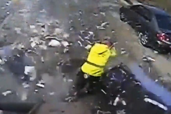 eksplozija, ohajo, kamion za smeće eksplozija, ohajo, kamion za smeće