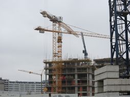 Radnik pao sa zgrade, Gradilište Novi Beograd