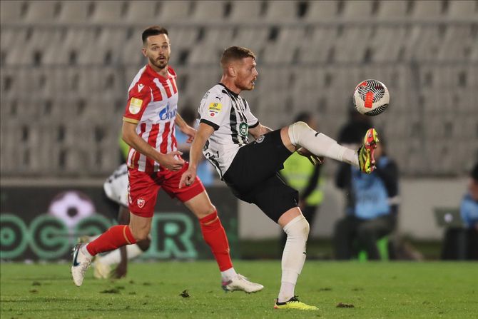 Mirko Ivanić i Aleksandar Filipović (FK Zvezda - FK Partizan)