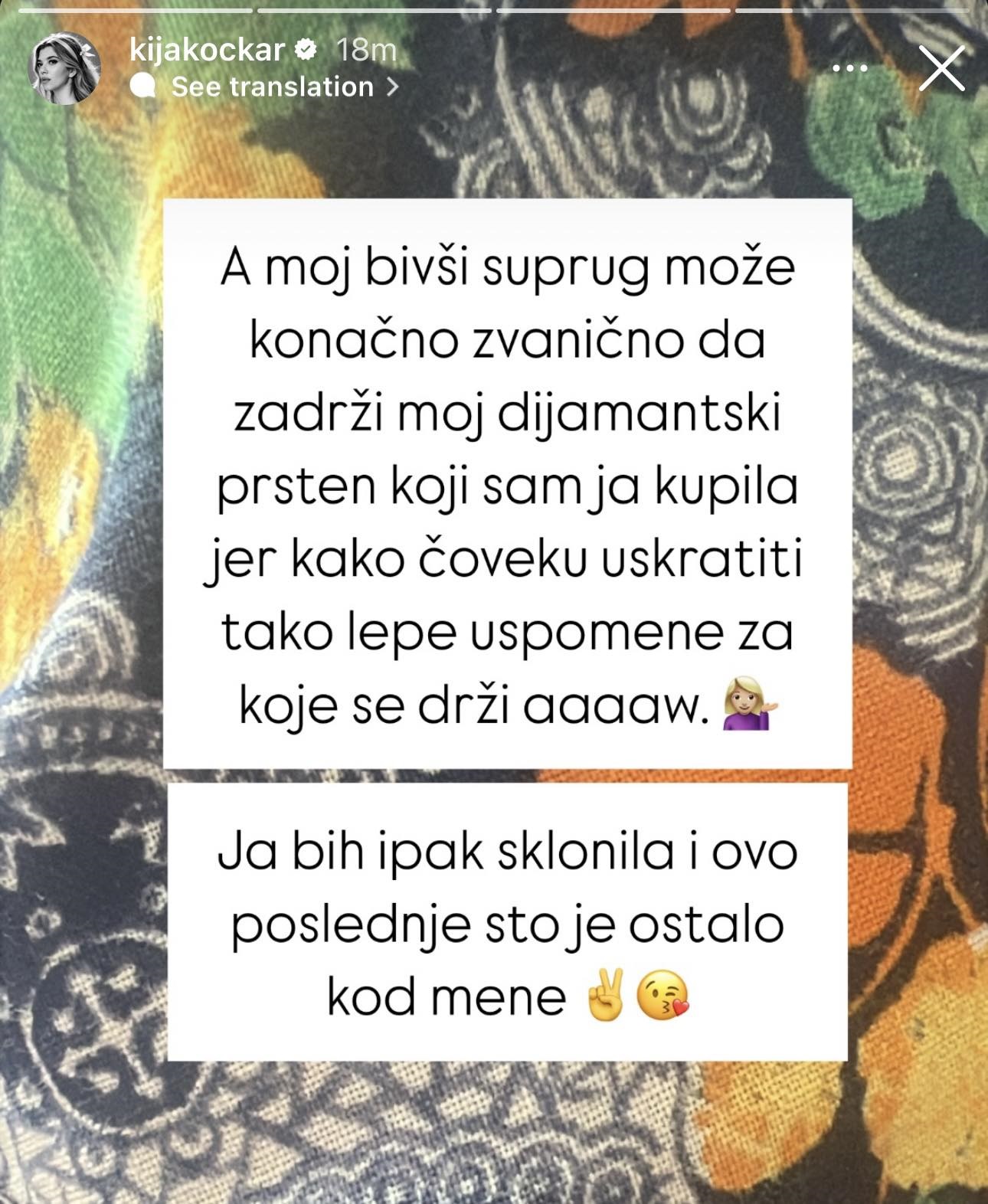 Slobine stvari ipak završile u kanti! Prodate za 2 sata, sve kupio jedan čovek! Kija otkrila: "Žao mi je..."