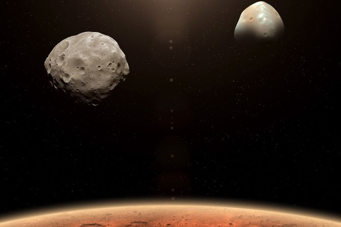 Fobos, Dejmos i Mars Fobos, Dejmos i Mars