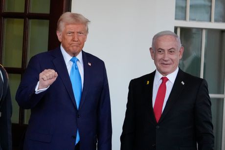 Donald Tramp Benjamin Netanjahu Donald Trump Benjamin Netanyahu