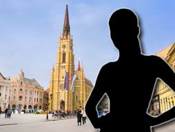 Novi Sad silueta žene