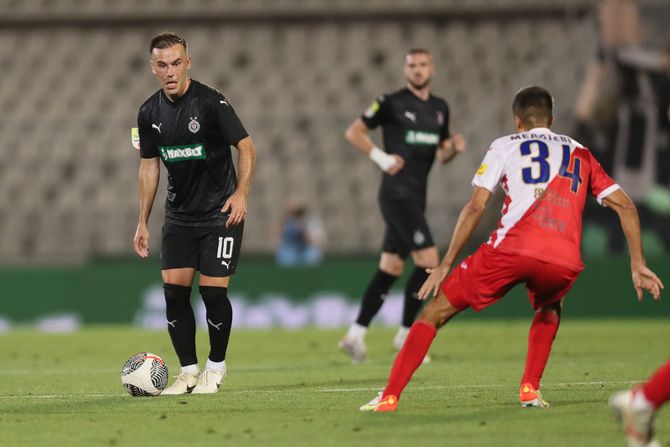 Bibars Natho i Slobodan Medojević (FK Partizan - FK Vojvodina)