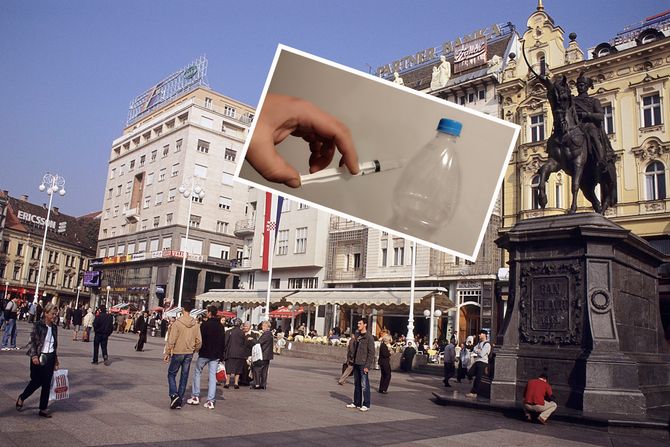 Zagreb, Hrvatska, grad, špric Zagreb, Hrvatska, grad, špric