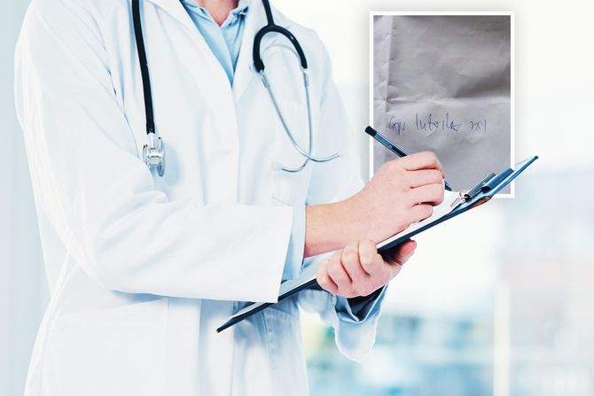 Doktor, lekar, recept Doktor, lekar, recept
