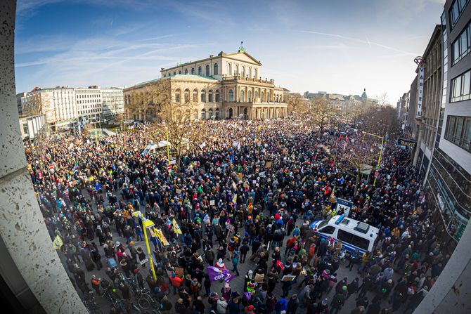 Minhen, Nemačka, protest protiv AfD