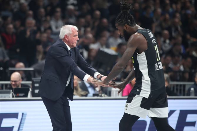 Matijas Lesor, Željko Obradović, KK Partizan Matijas Lesor, Željko Obradović, KK Partizan