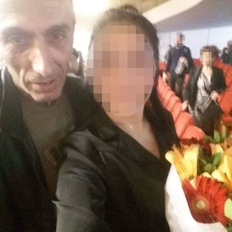 Kostas Siamitras i supruga Kostas Siamitras i supruga