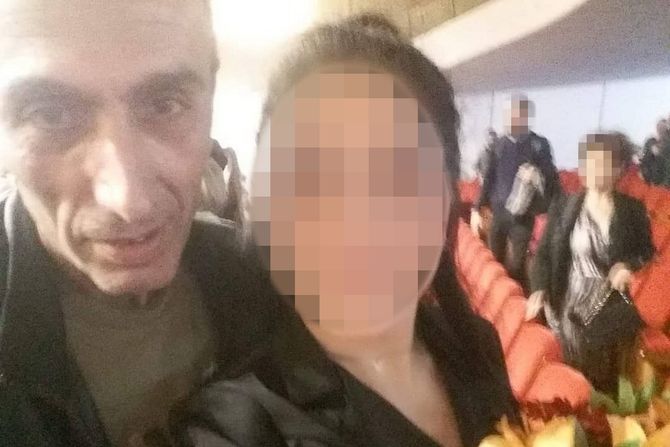 Kostas Siamitras i supruga Kostas Siamitras i supruga