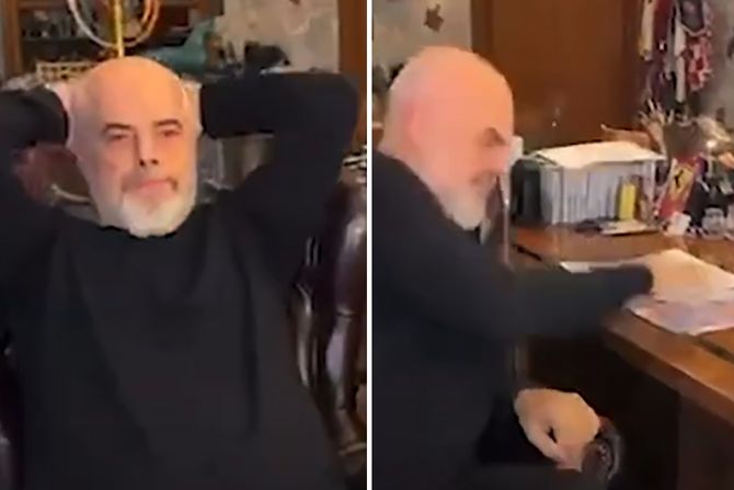 Edi Rama udara rukom o sto