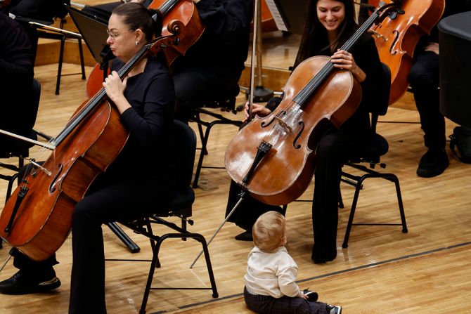 Ponovo koncerti za bebe u Beogradskoj filharmoniji