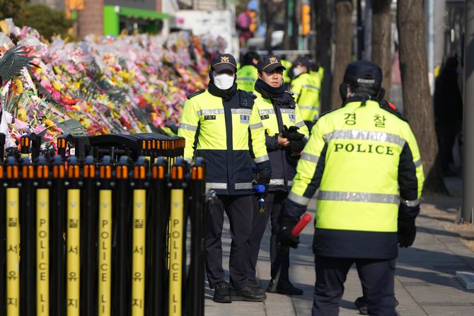 Južna Koreja policija