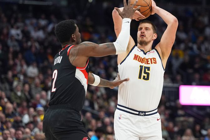 Nikola Jokić, Denver Nagets - Portland Trejl Blejzers