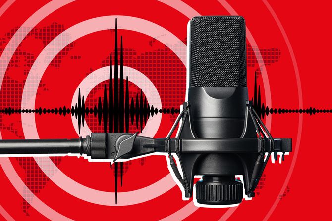 Radio voditelj, zemljotres