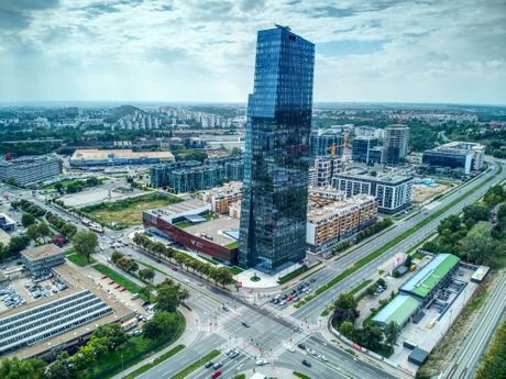 Novi Beograd, West 65 Belgrade skyscraper Novi Beograd, West 65 Belgrade skyscraper