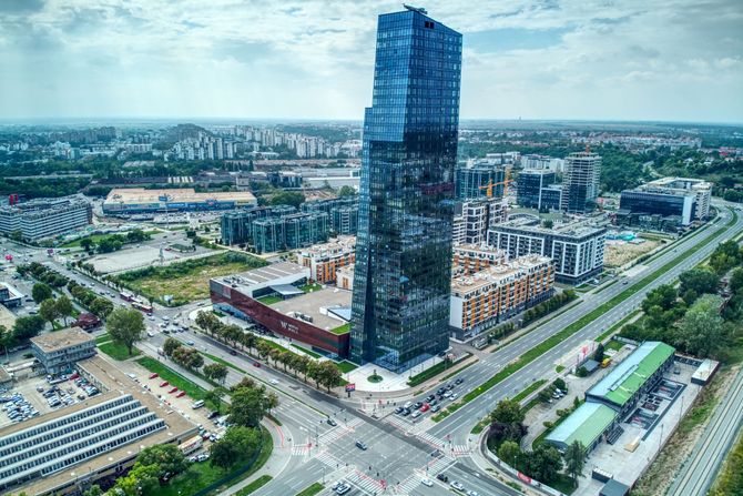 Novi Beograd, West 65 Belgrade skyscraper Novi Beograd, West 65 Belgrade skyscraper