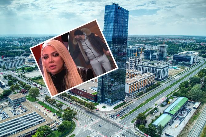 Novi Beograd, West 65 Belgrade skyscraper, Milica Todorović verenik Novi Beograd, West 65 Belgrade skyscraper, Milica Todorović verenik