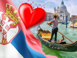 Gondolijer Venecija Srbija Ljubav