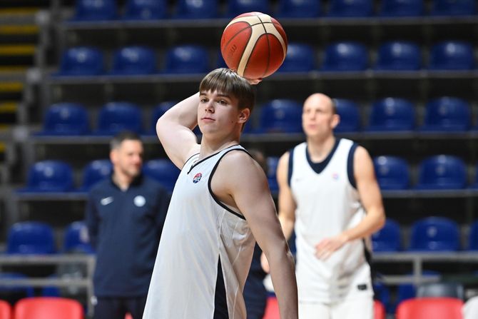 Trening košarkaške reprezentacije Srbije